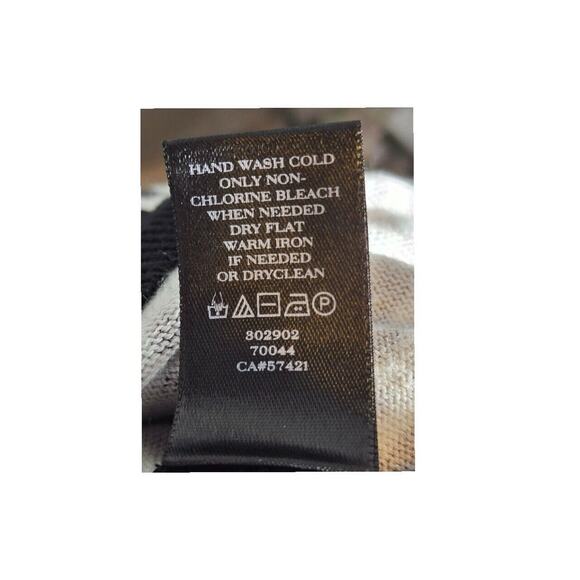 Ann Taylor Size XSP Dress Knit Black and White Spots and Stripes - Picture 7 of 9